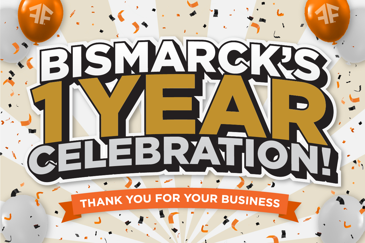 Bismarck One Year Celebration Sweepstakes